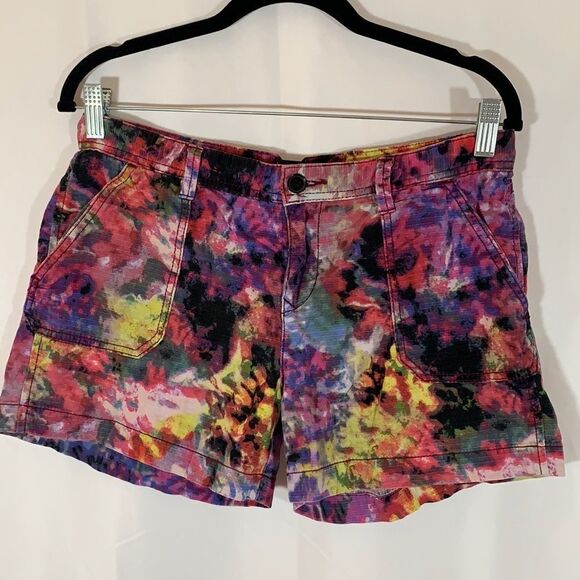 Calvin Klein Jeans Multi-Colour Tie Dye Shorts - Picture 1 of 7
